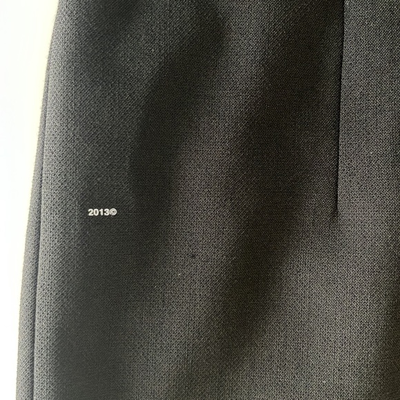 Off-White High-Rise Wool Pencil Skirt Formal Streetwear, US 6 - Picture 4 of 16